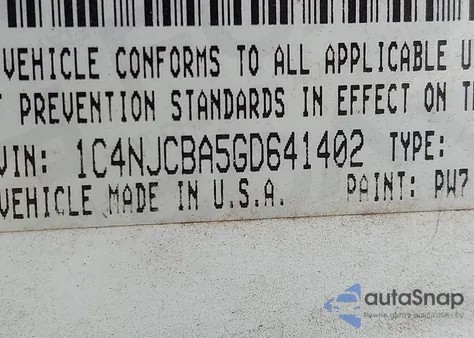 2016 Jeep Compass Sport from USA, damaged, VIN 1C4NJCBA5GD641402